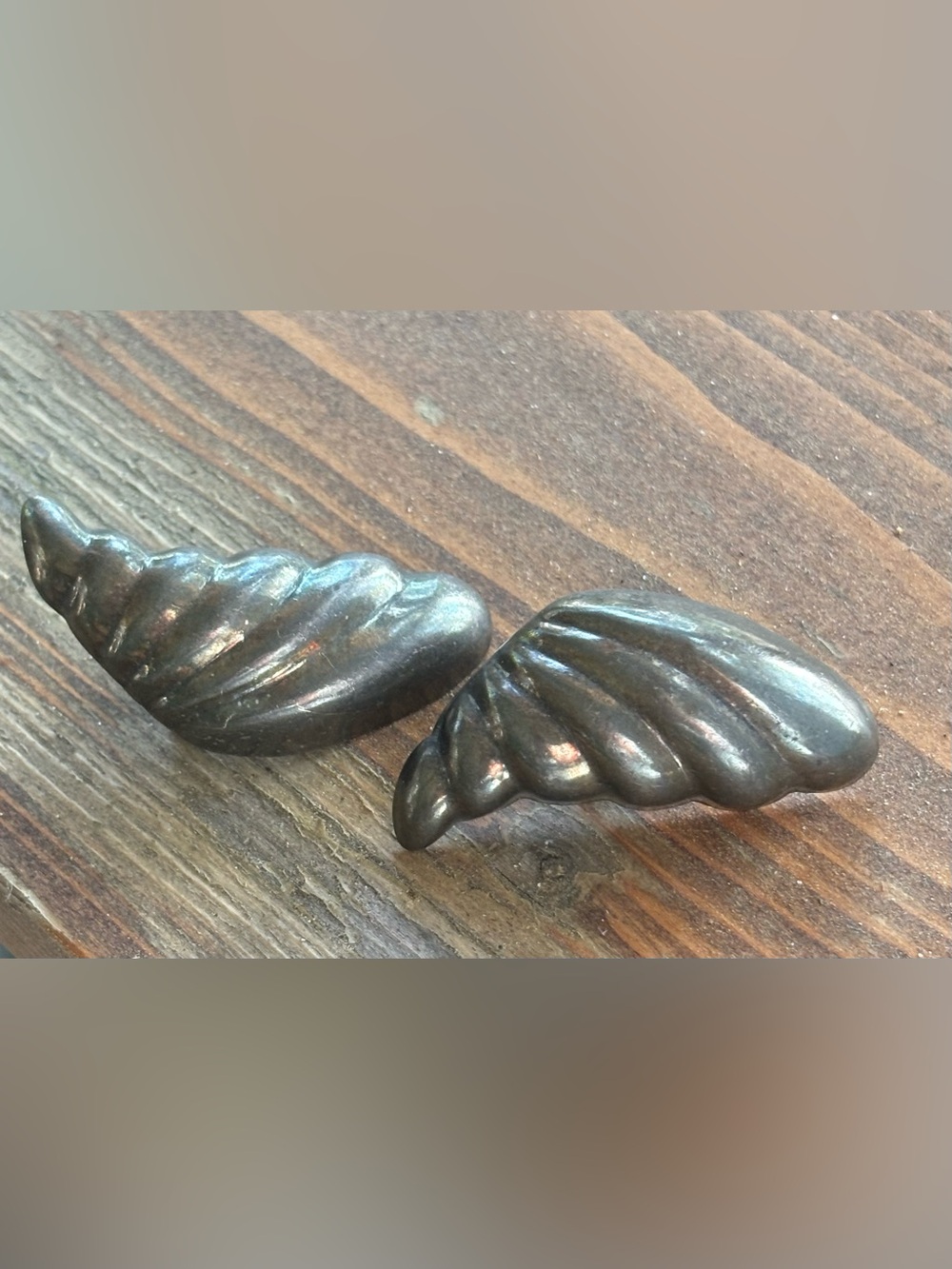 Vintage Sterling Silver Statement Clip Earrings